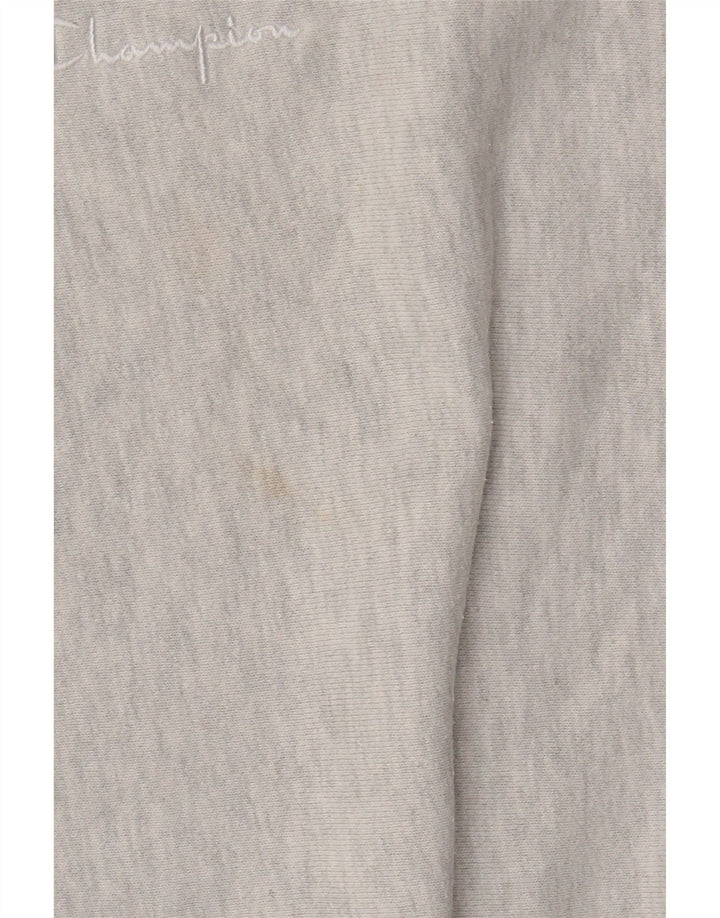 Champion Herre Sweatshirt Jumper Lille Grå Bomuld