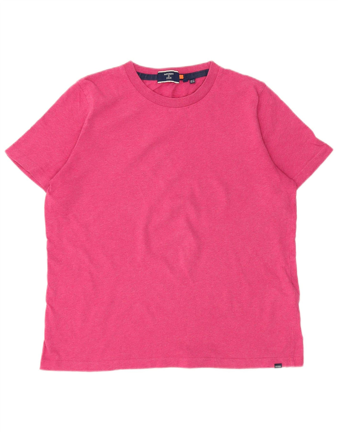 Superdry T-shirt i overstørrelse til kvinder DK 8 Lille Pink Bomuld