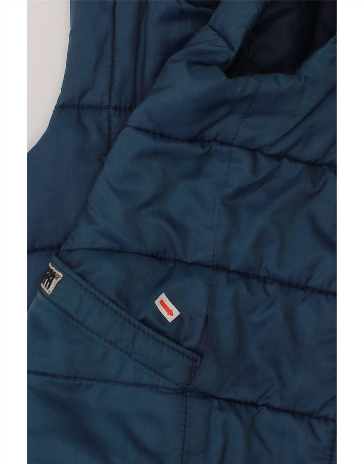 Puffa Boys Polstret Gilet 7-8 år stor blå nylon