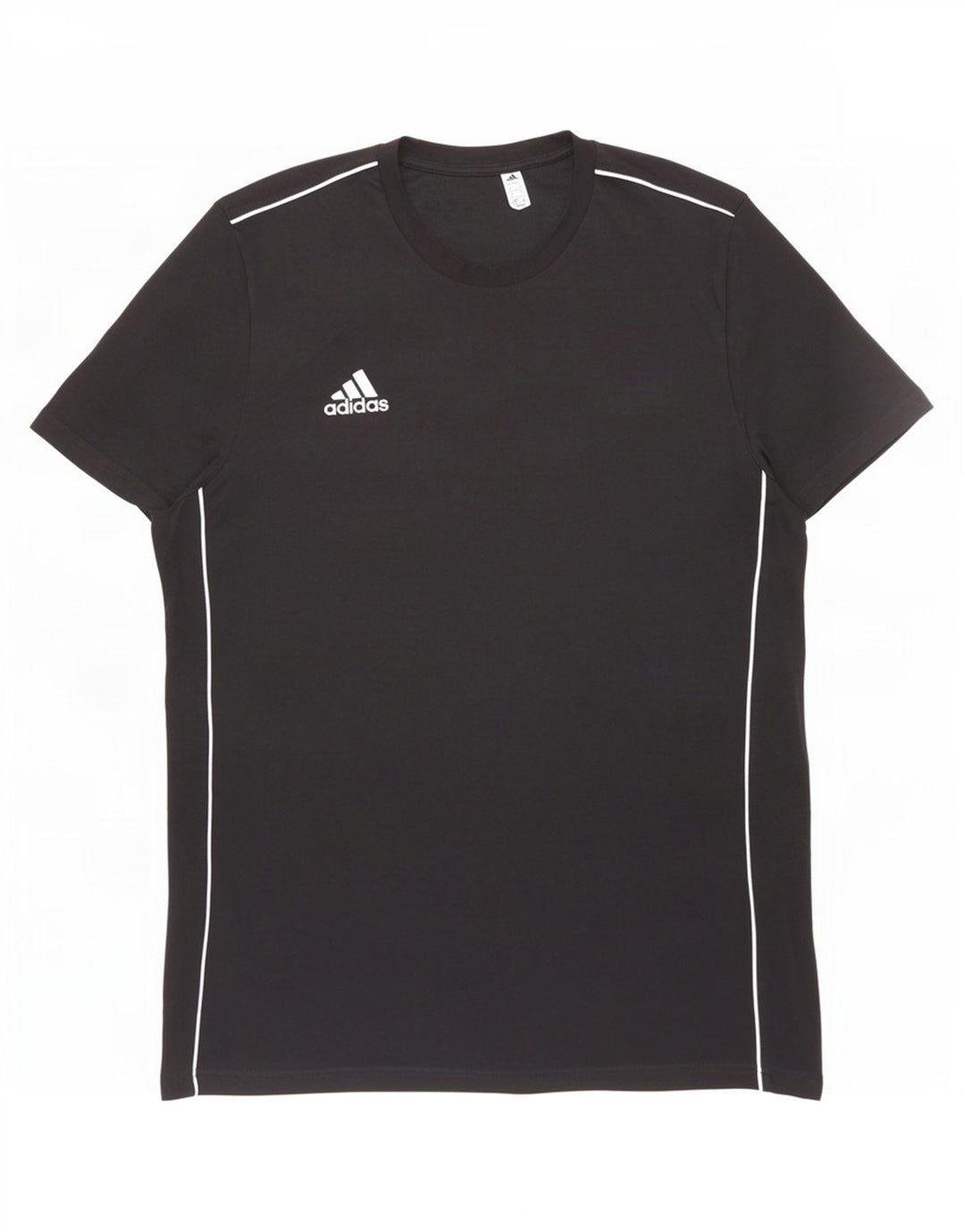 Adidas Herre T-Shirt Top Stor Sort Bomuld