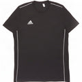 Adidas Herre T-Shirt Top Stor Sort Bomuld