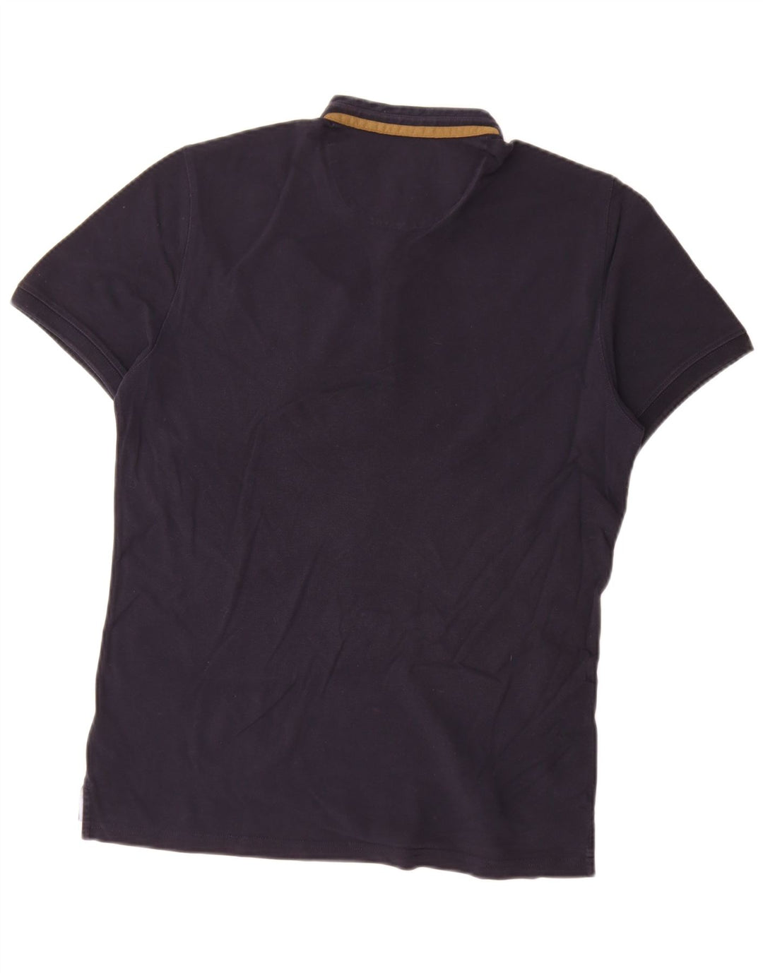 Massimo Dutti Herre poloshirt Stor marineblå bomuld