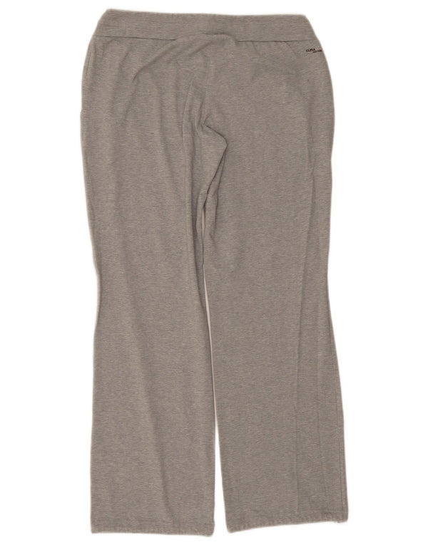 Adidas Womens Climalite træningsdragt Bukser UK 8/10 Small Grey Bomuld