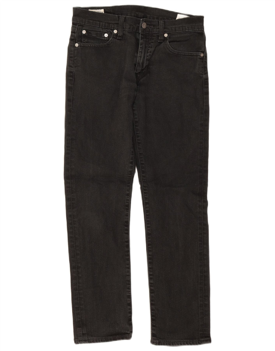 Levi's Straight Jeans til mænd W30 L30 Sort bomuld