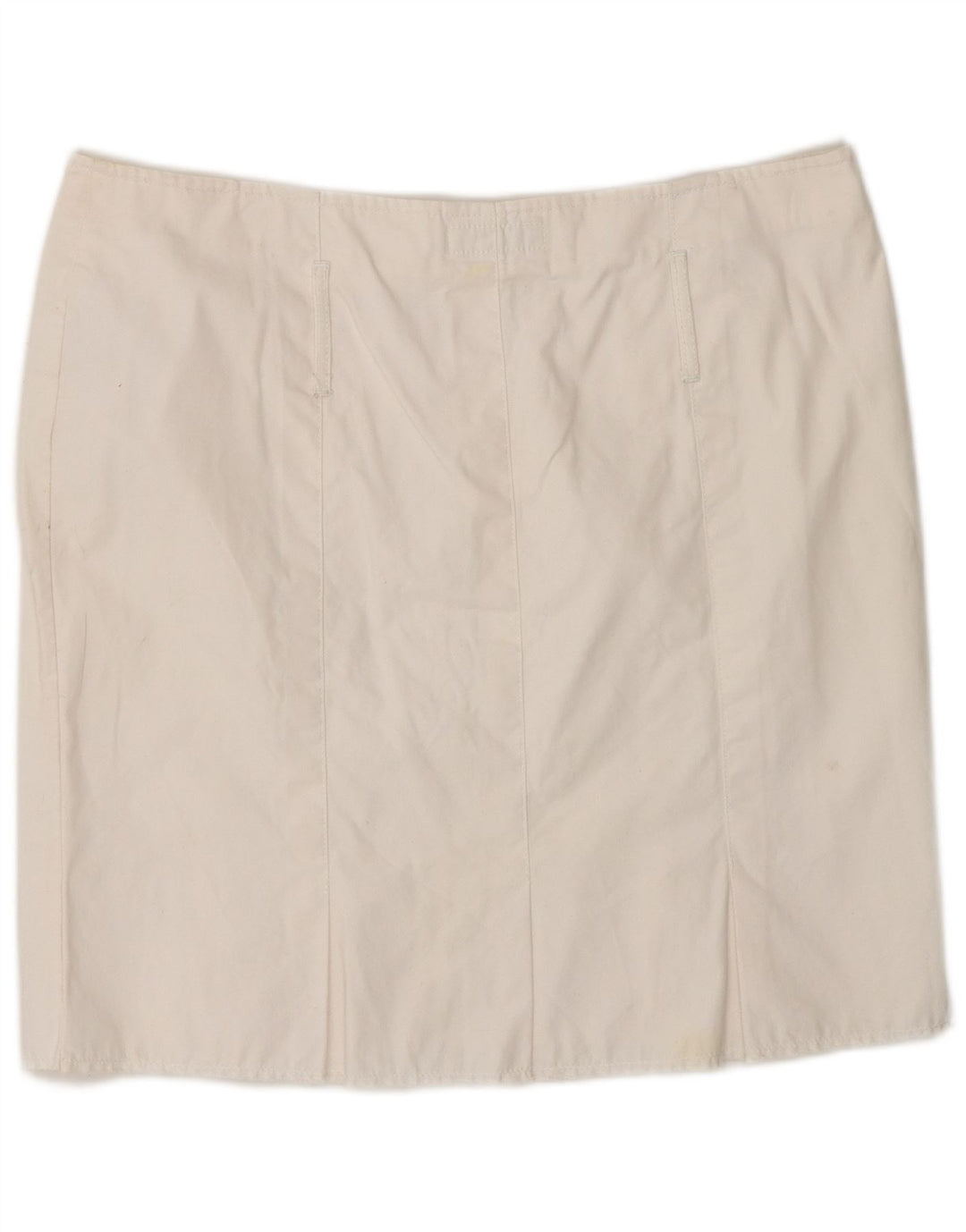 Tommy Hilfiger Dame Mini Nederdel Stor W32 Hvid Bomuld