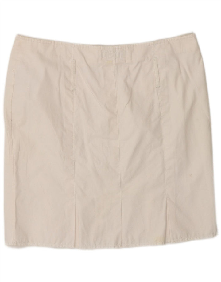 Tommy Hilfiger Dame Mini Nederdel Stor W32 Hvid Bomuld