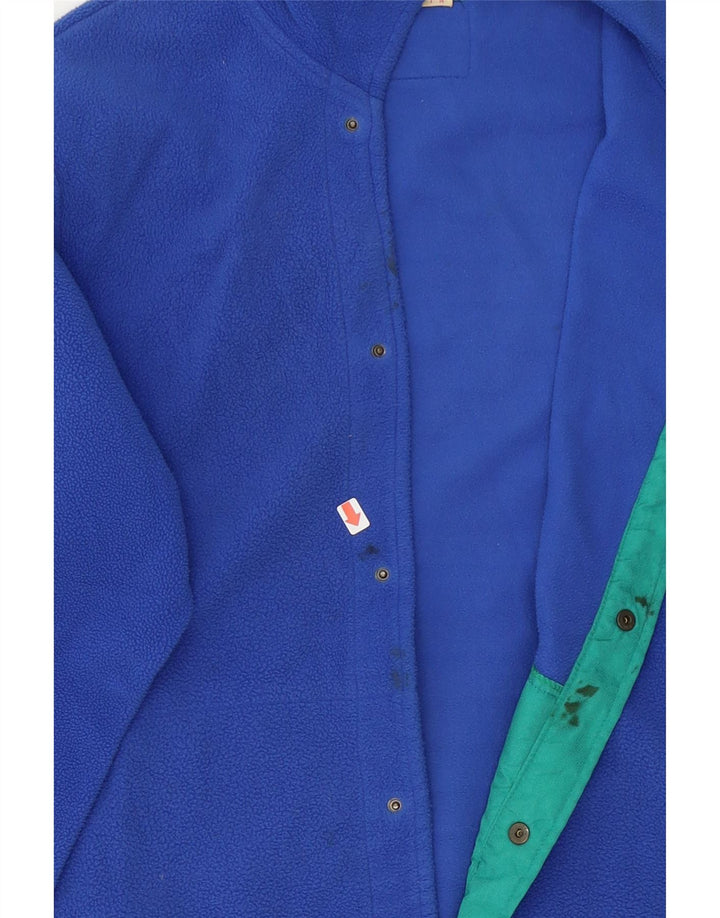 FILA Mens Fleece Jacket IT 46 Small Blue Polyester Vintage Fila and Second-Hand Fila from Messina Hembry 