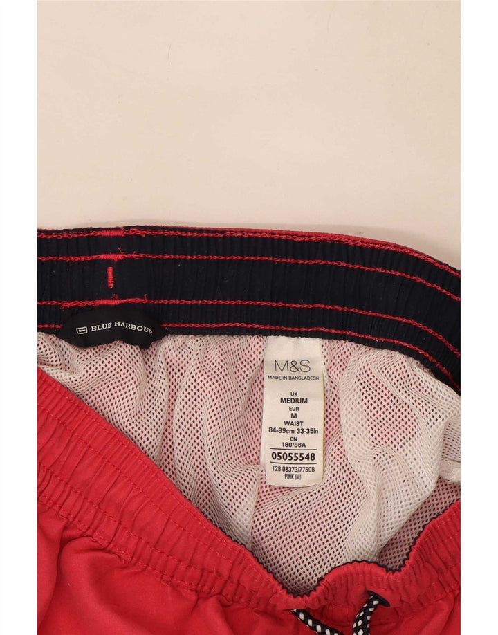 Marks & Spencer Herre Blue Harbor svømmeshorts Medium Pink Polyester