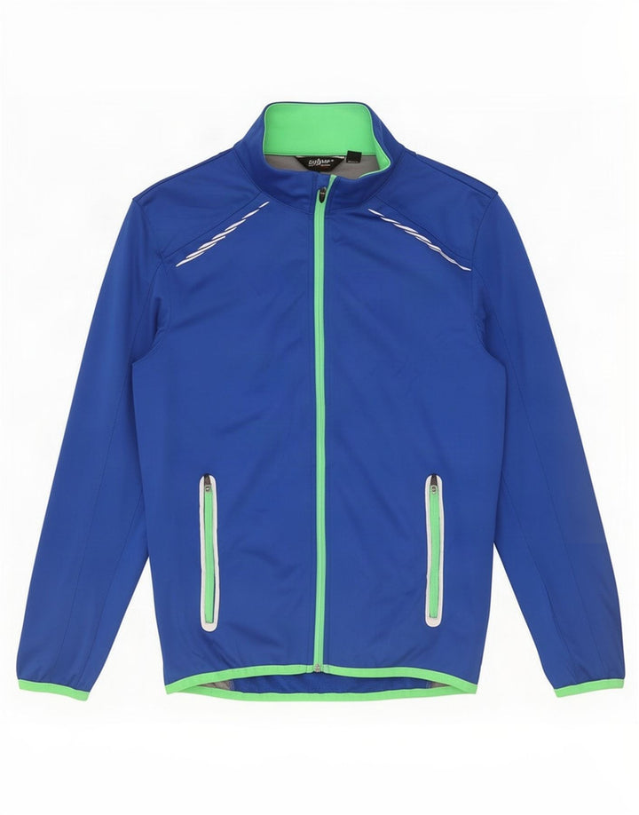 Shamp Herre træningsdragt Topjakke Medium Blue Colourblock