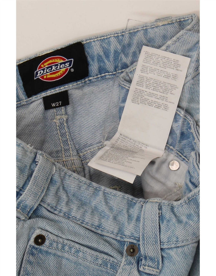 Dickies Dame Cargo Tapered Jeans W27 L28 Blå Bomuld