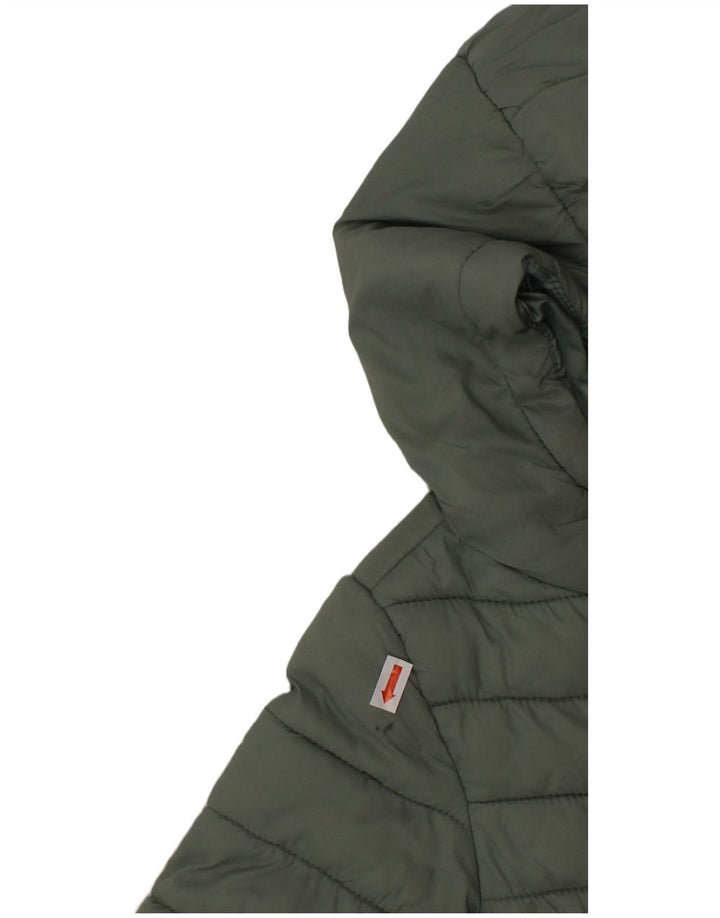 DKNY Baby Girls Polstret hættejakke 18-24 måneder Grøn nylon