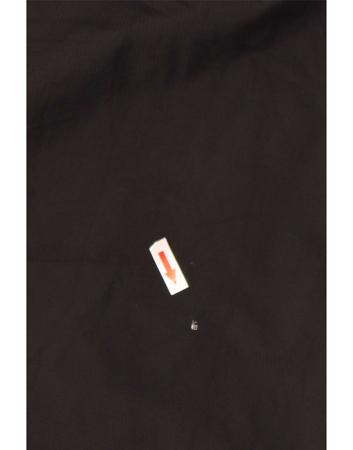 Adidas Regnjakke med hætte til mænd UK 36 Small Black Colourblock Polyester