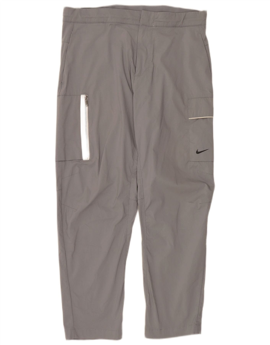 Nike Straight Cargo-bukser til mænd W34 L28 Grå bomuld