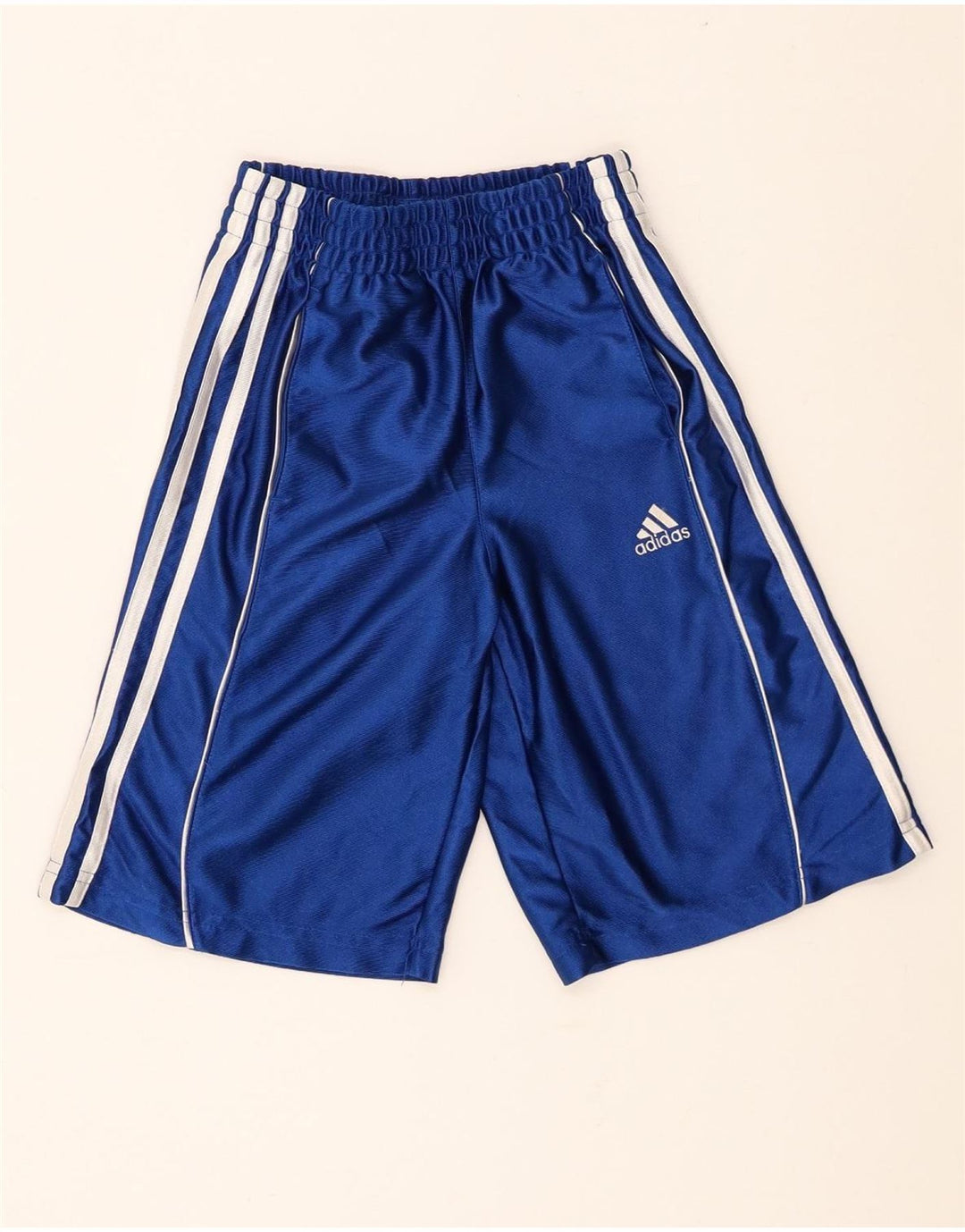 Adidas drenge sportsshorts 7-8 år XS blå polyester