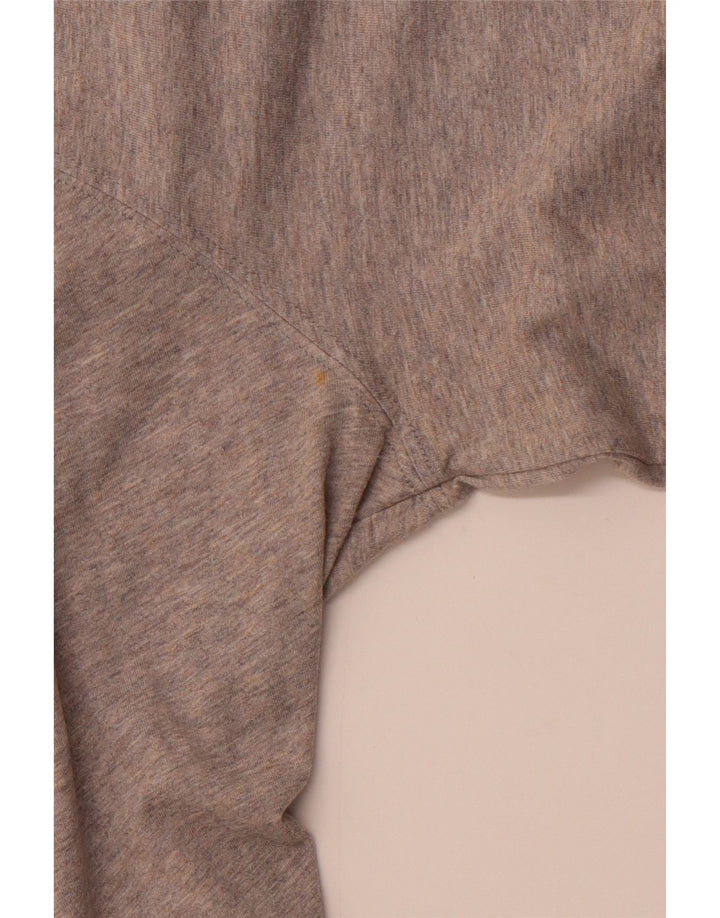 TOMMY HILFIGER Heritage grafisk top langærmet mellemgrå bomuld