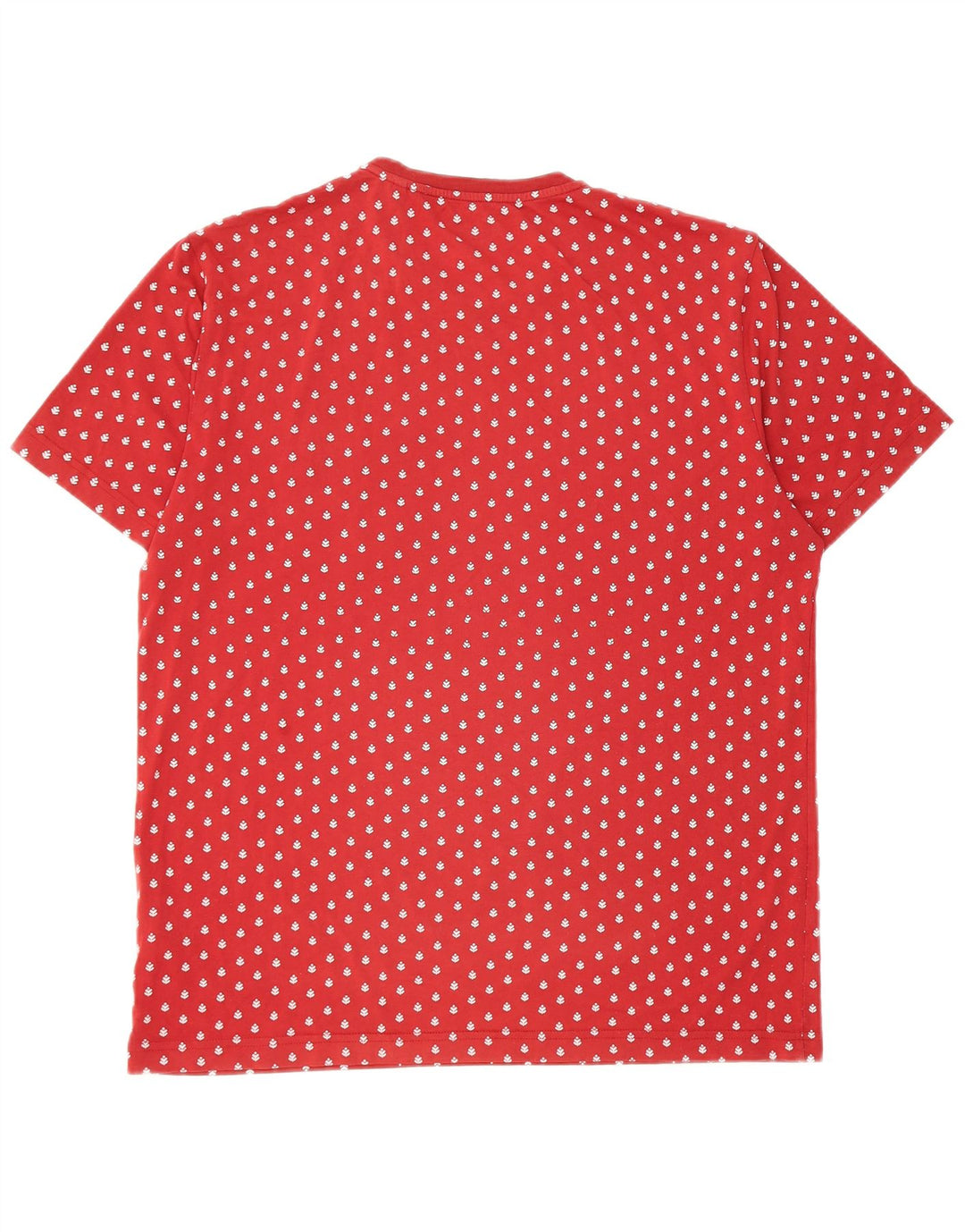 Penguin Herre T-Shirt Top XL Rød Plettet Bomuld