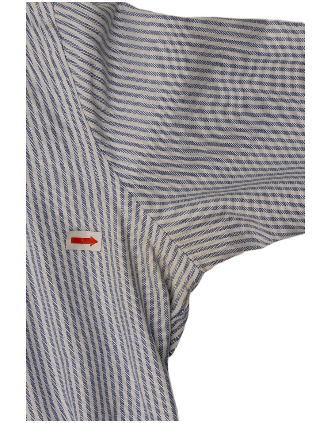 Ralph Lauren Dameskjorte US 4 Small Blue Pinstripe Bomuld