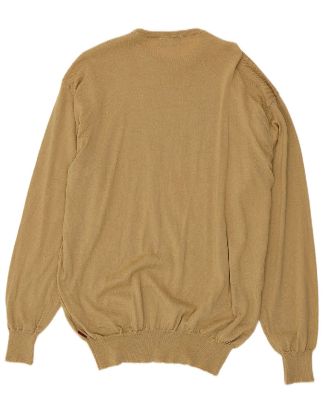 Kappa Herre Crew Neck Jumper Sweater 2XL Beige Virgin Wool