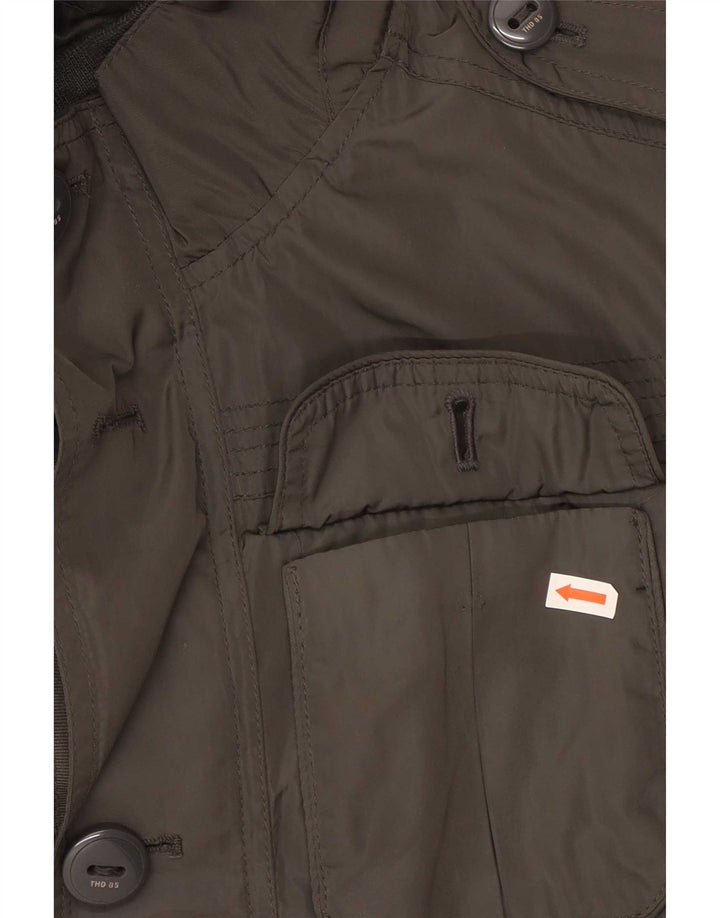 Tommy Hilfiger Herre Military Jacket UK 38 Medium Khaki Polyester