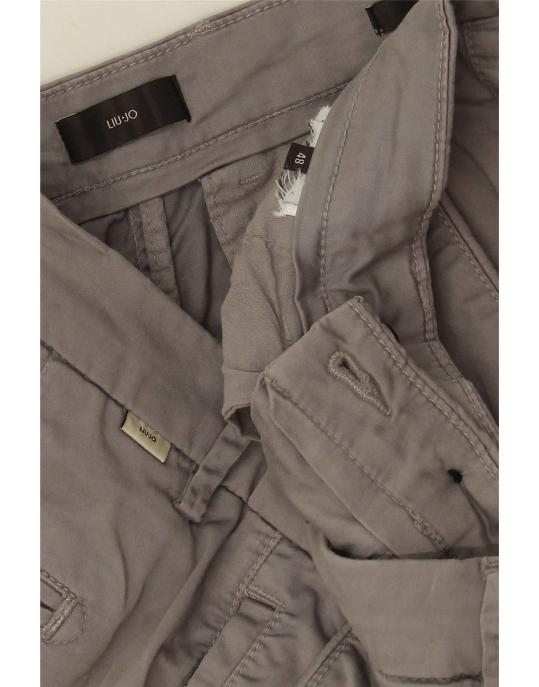 Liu Jo Herre Slim Fit Chinobukser IT 48 Medium W30 L31 Grå