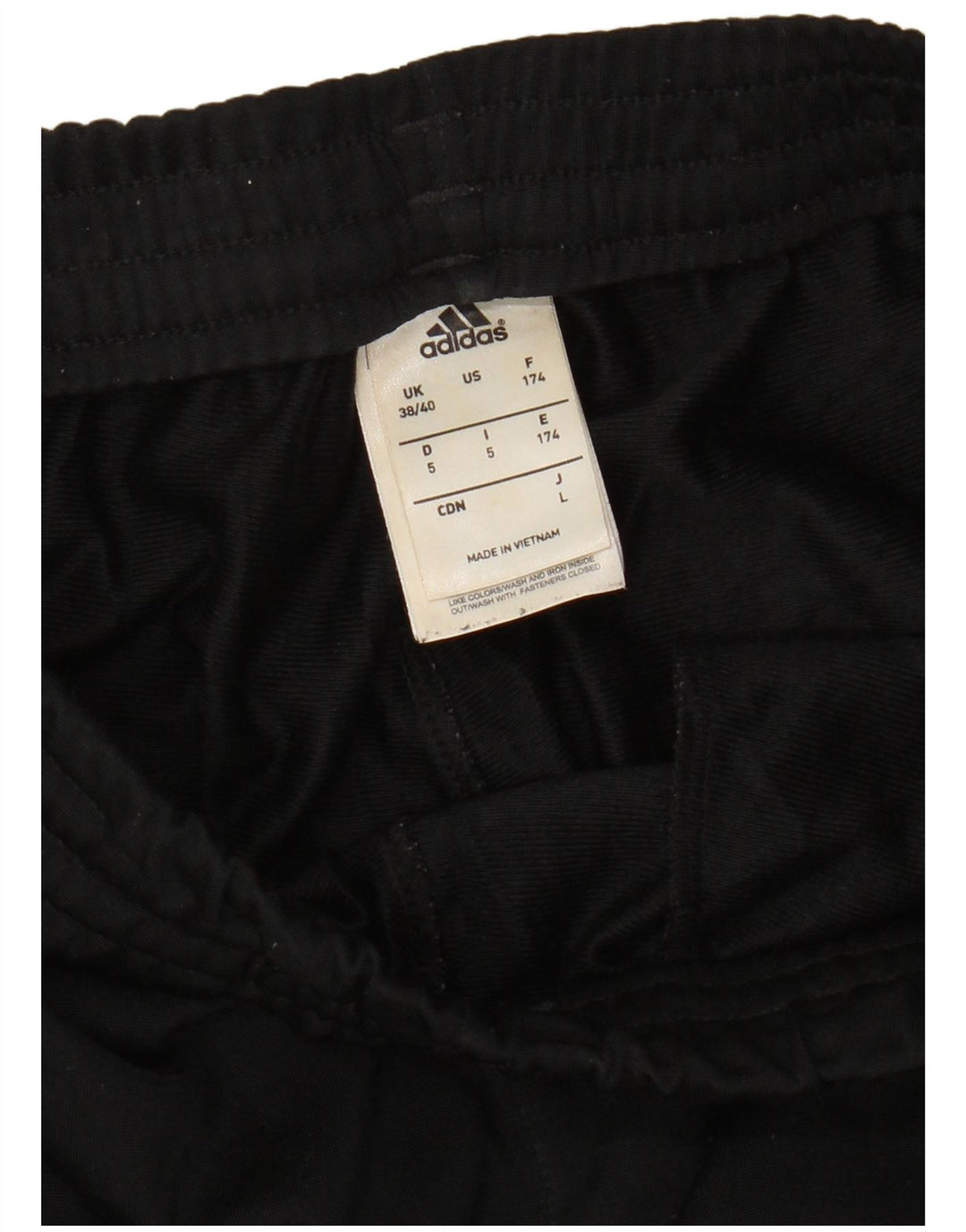 ADIDAS Træningsdragtsbukser til mænd UK 38/40 Medium Black Colourblock