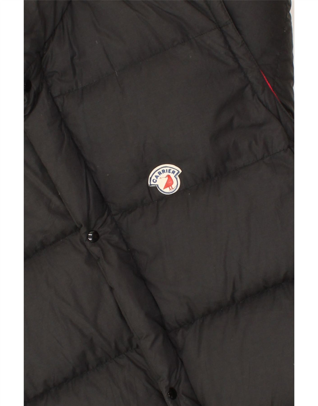 VINTAGE Boys Padded Jacket 13-14 Years XL Black Cotton Vintage Vintage and Second-Hand Vintage from Messina Hembry 