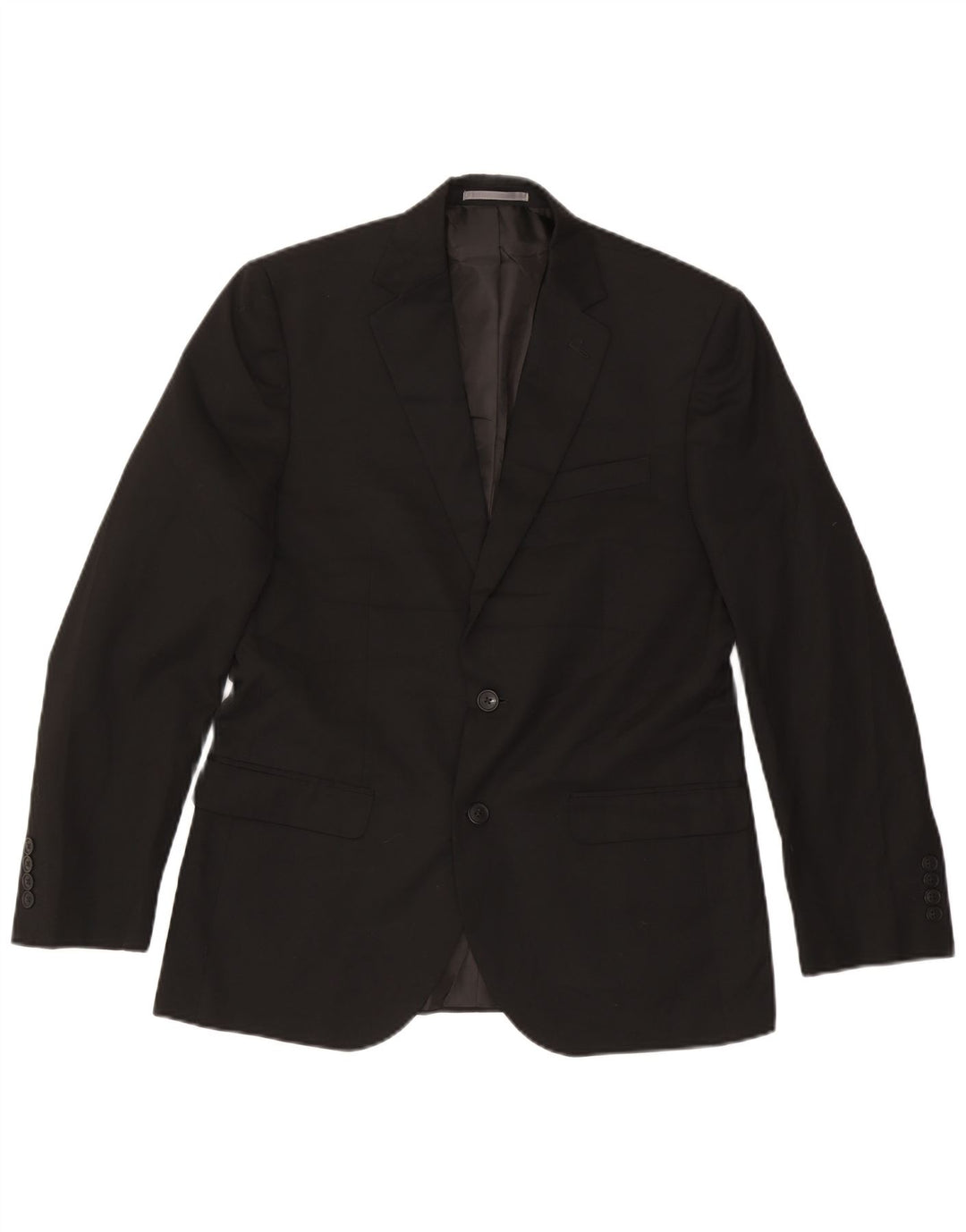 Marks & Spencer Herre 2-knap Regular Fit Blazer Jacket UK 38 Medium Black