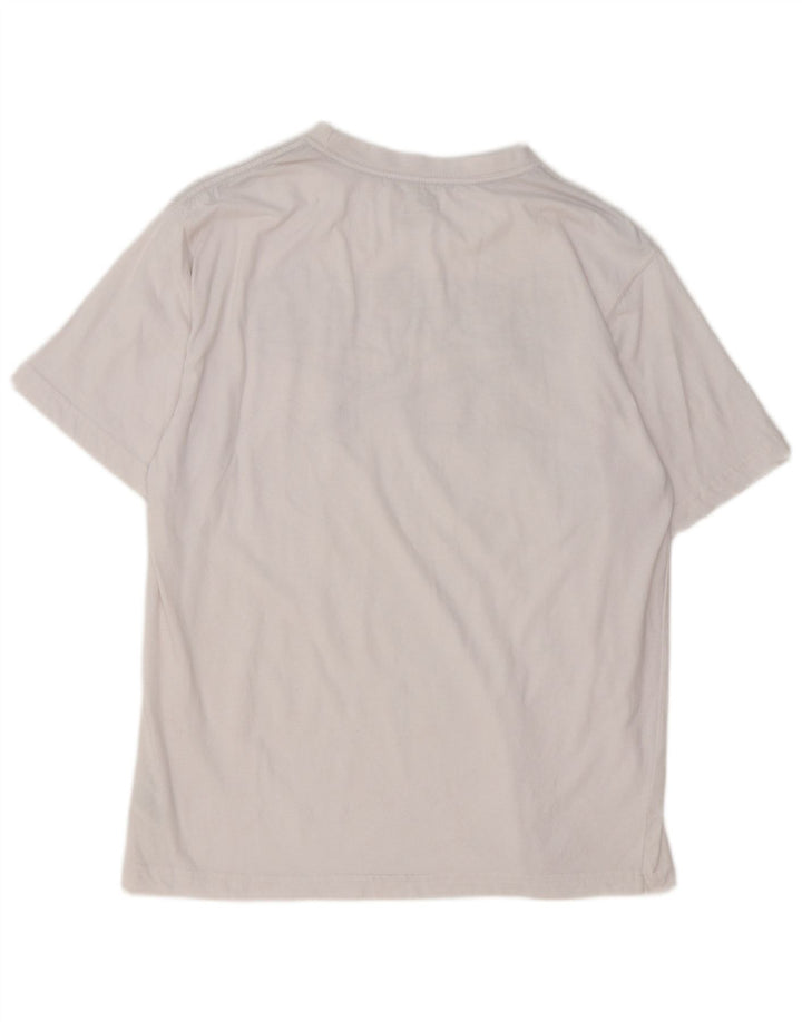 Reebok Herre grafisk T-shirt Top Medium Hvid Bomuld