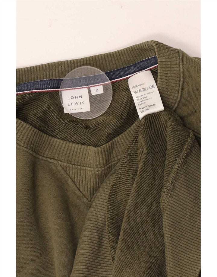 John Lewis Herre sweatshirt Jumper Medium Khaki Bomuld