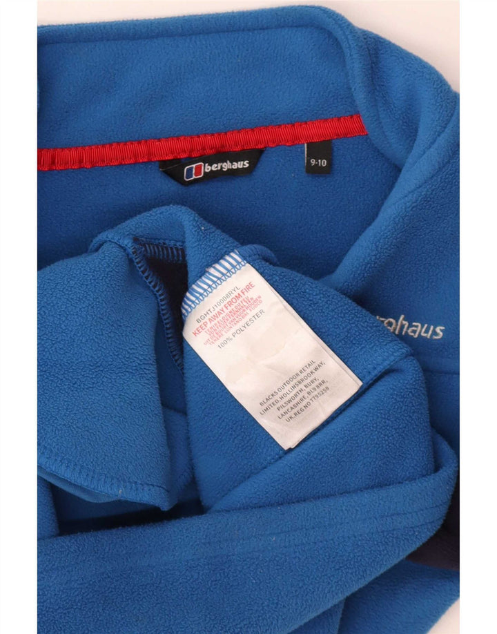 Berghaus Boys Fleecejakke 9-10 år Blå Colourblock Polyester