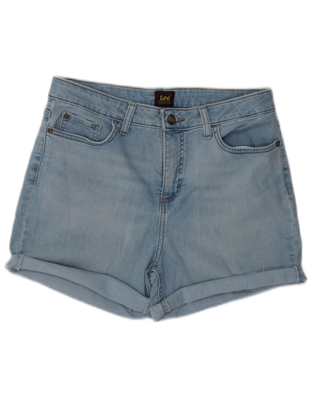 LEE Dame Denim Shorts W32 Large Blue