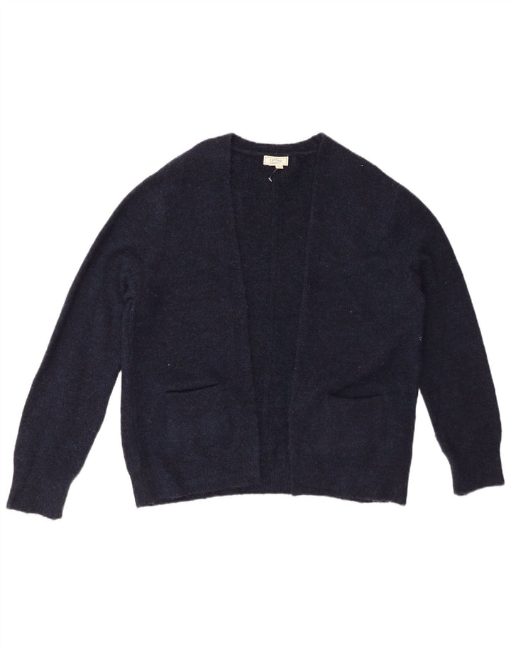 Fat Face Dame Cardigan Sweater UK 12 Medium Navy Blue