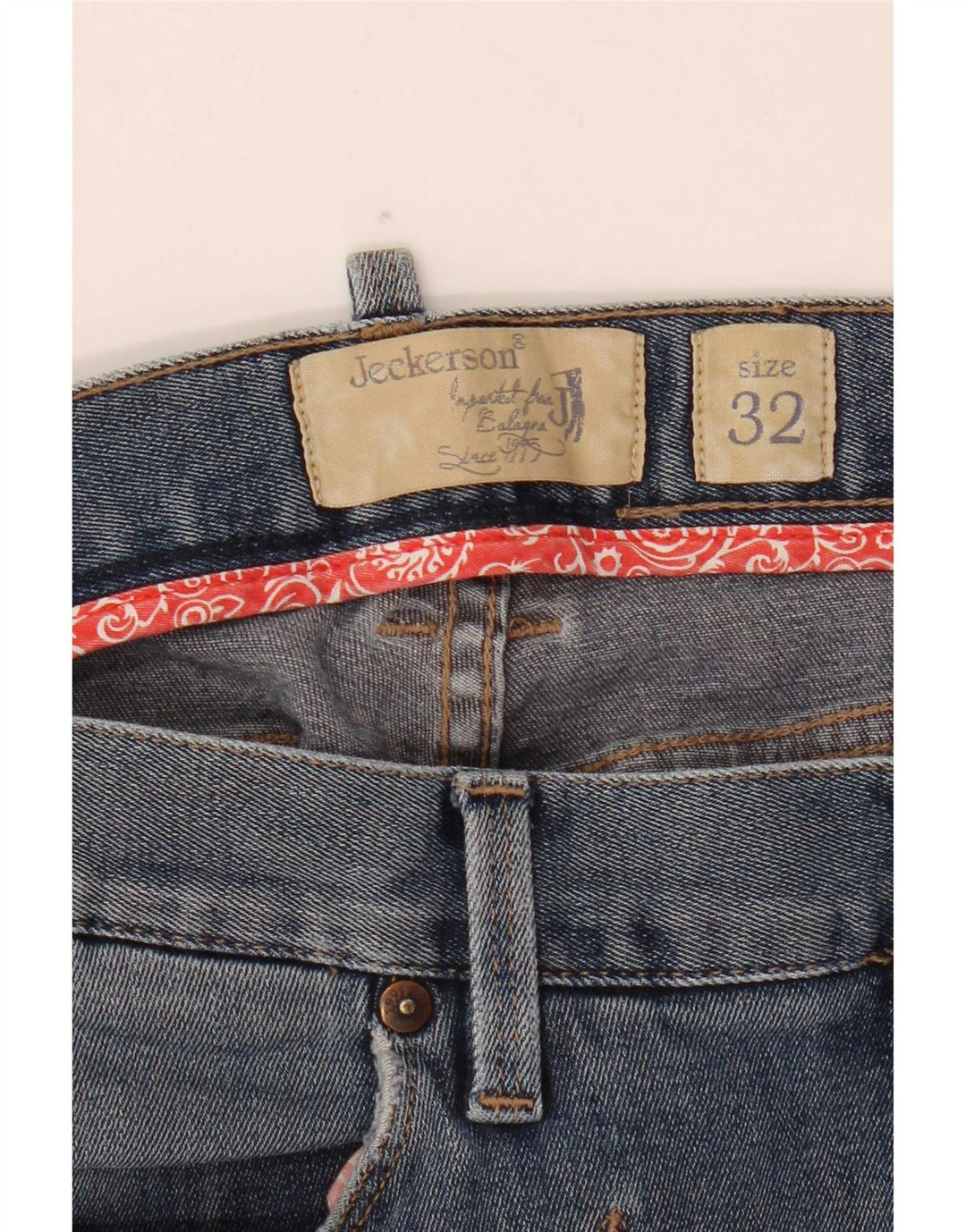 Jeckerson Dame Slim Jeans W32 L31 Blå Bomuld