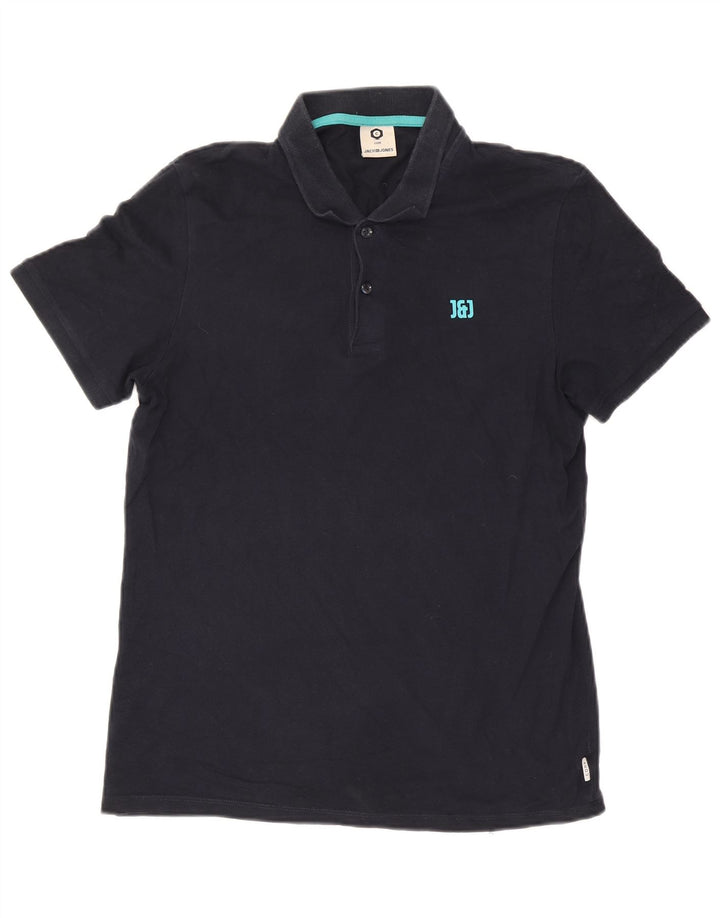 Jack & Jones herre poloskjorte stor marineblå bomuld