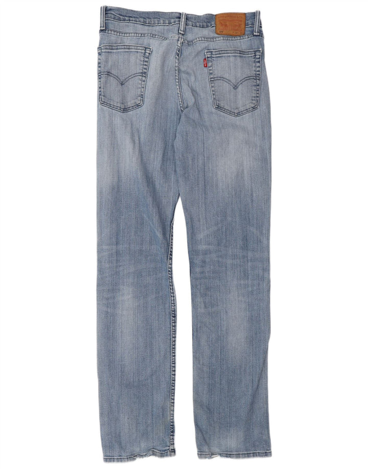Levi's Herre 514 Straight Jeans W34 L34 Blå