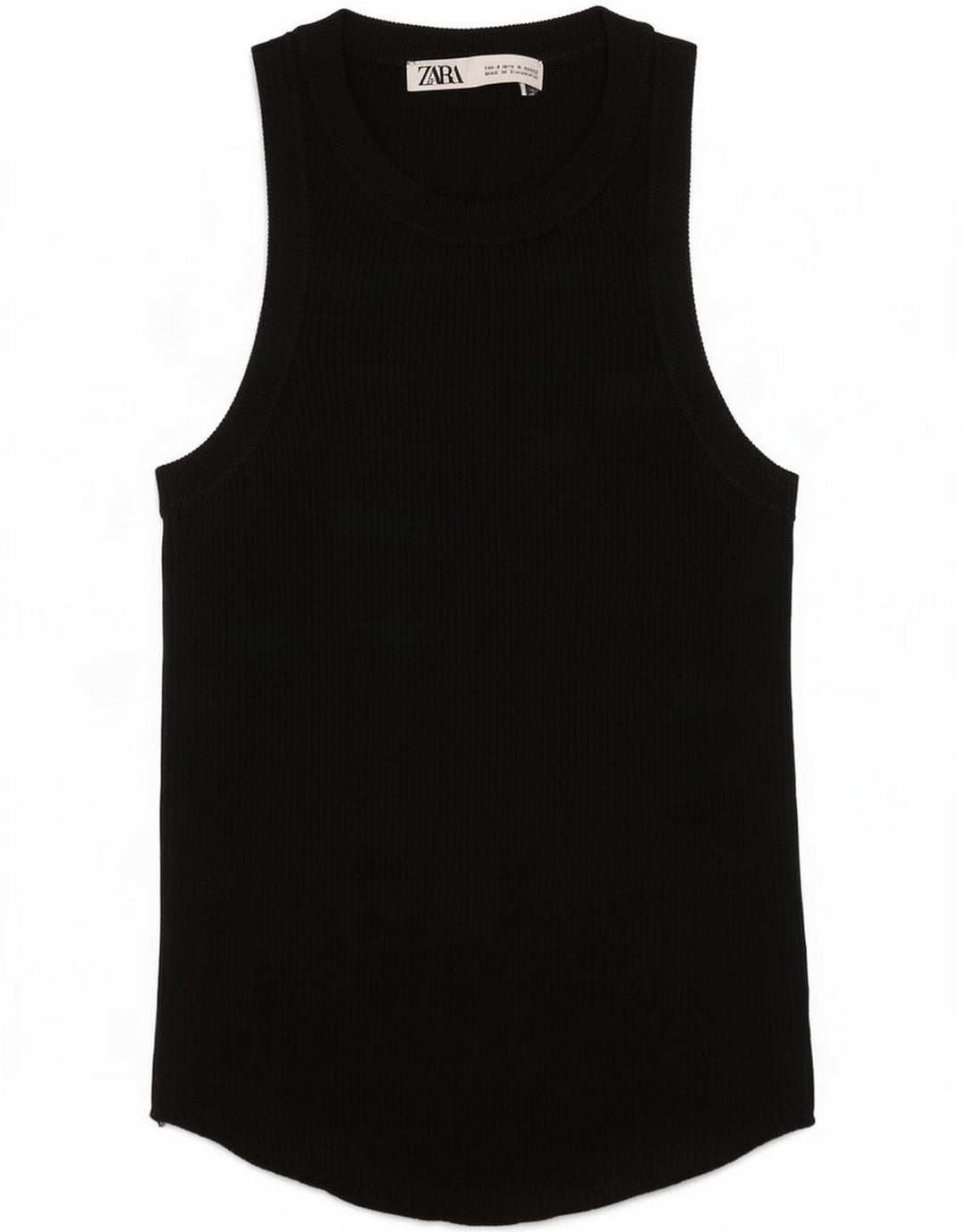 Zara Damevest Top UK 8 Lille Sort
