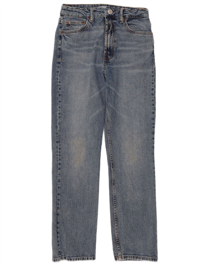 Zara Dame Slim Jeans EU 38 Small W28 L28 Blå Bomuld
