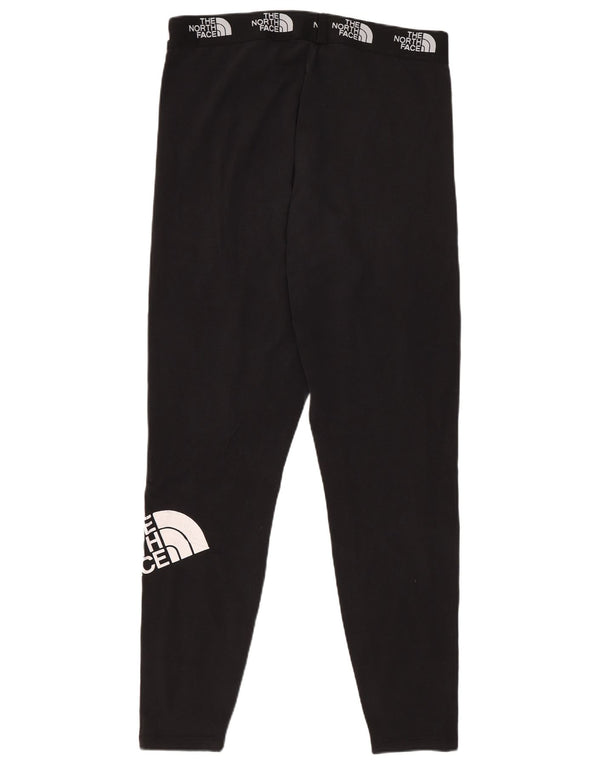 The North Face Kvinders Grafiske Leggings UK 14 Stor Sort Bomuld