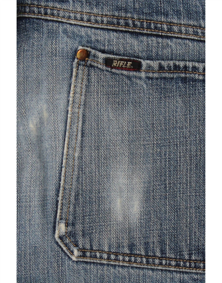 Rifle Herre Straight Jeans W34 L31 Blå