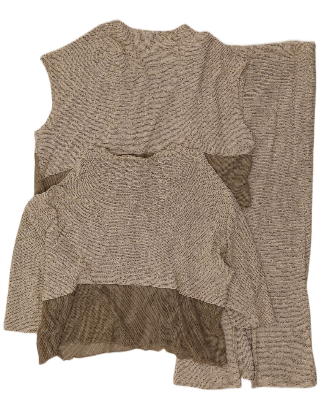 Naomi Womens 3-delt nederdelsæt EU 40 Medium W30 Grå Colourblock Viscose