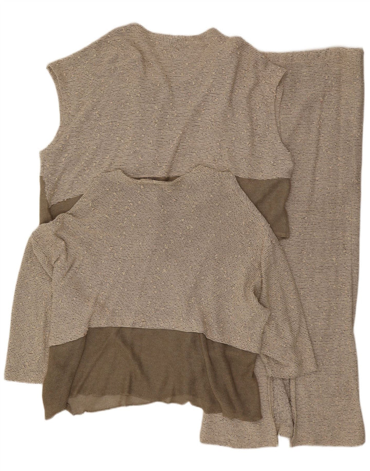Naomi Womens 3-delt nederdelsæt EU 40 Medium W30 Grå Colourblock Viscose