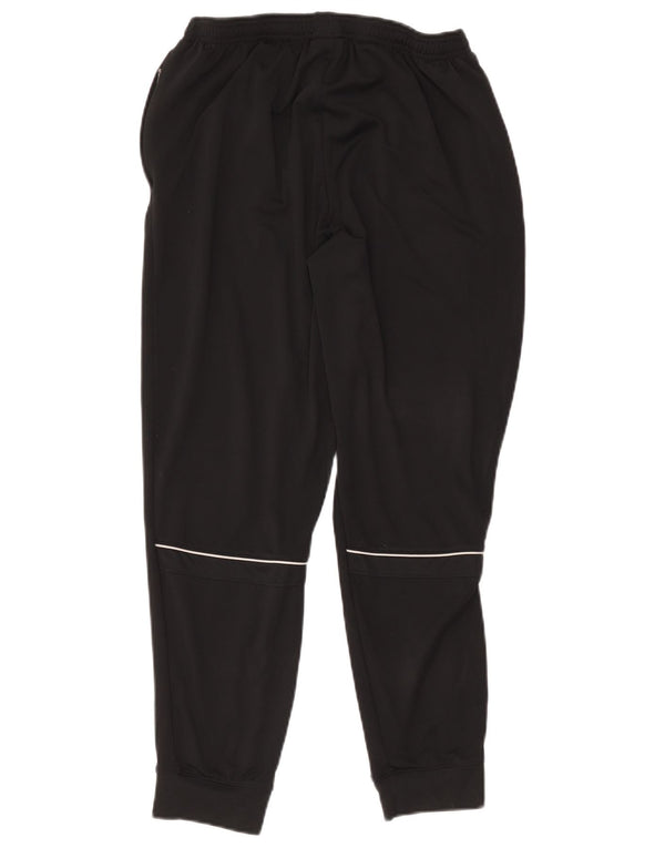 Nike Dame Dri Fit træningsdragt Bukser Joggers UK 14 Large Black Polyester