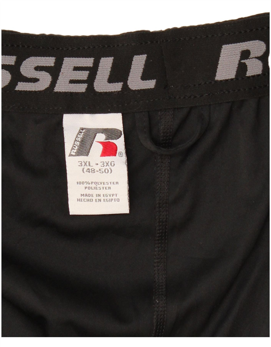 RUSSELL ATHLETIC Herre Dri-Power sportsshorts 3XL sort polyester