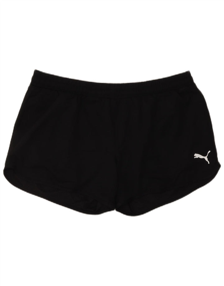 PUMA sportsshorts til kvinder UK 18 XL sort polyester