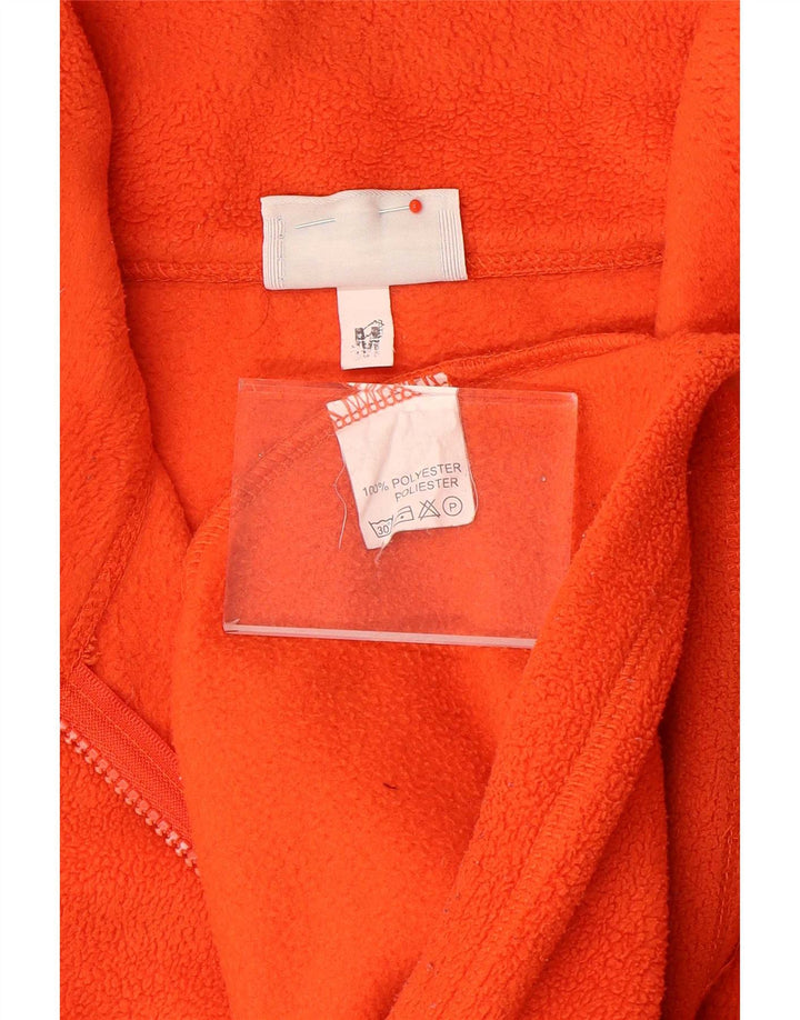 Asics Fleece Jumper med lynlås til mænd Medium Orange Polyester
