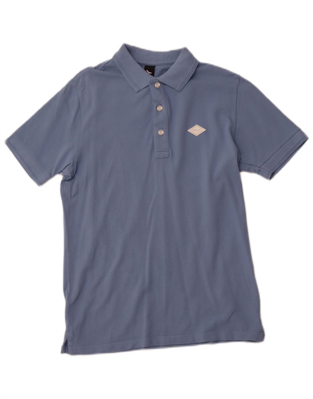 REPLAY Herre Polo Shirt Lille Blå Bomuld