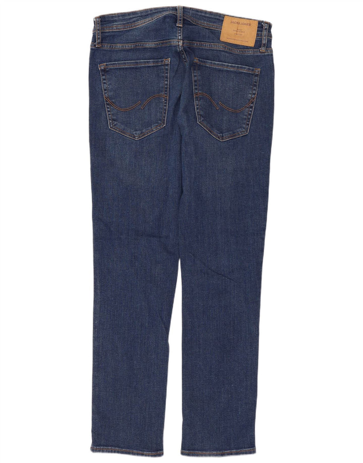 JACK & JONES Herre GLENN Slim Jeans W32 L30 Blå Bomuld