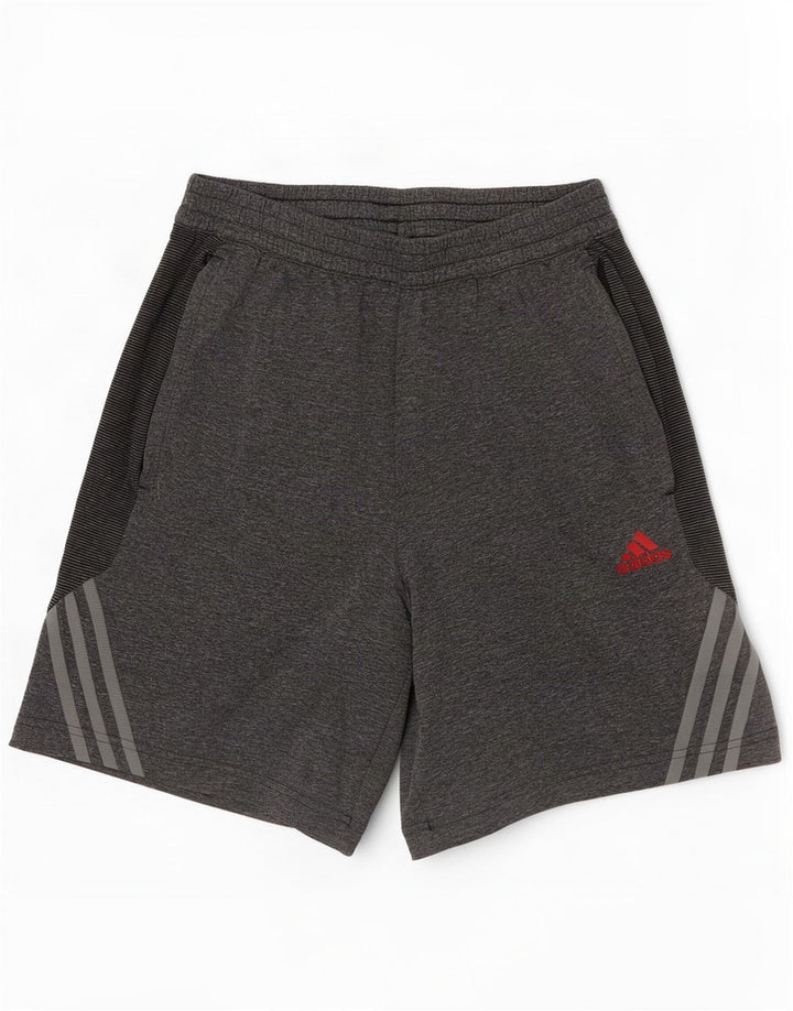 Adidas Herre Climacool Sports Shorts Små Grå Colourblock Polyester