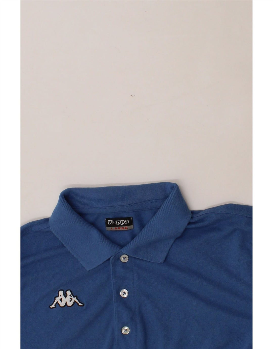 KAPPA Mens Polo Shirt Large Blue Cotton Vintage Kappa and Second-Hand Kappa from Messina Hembry 
