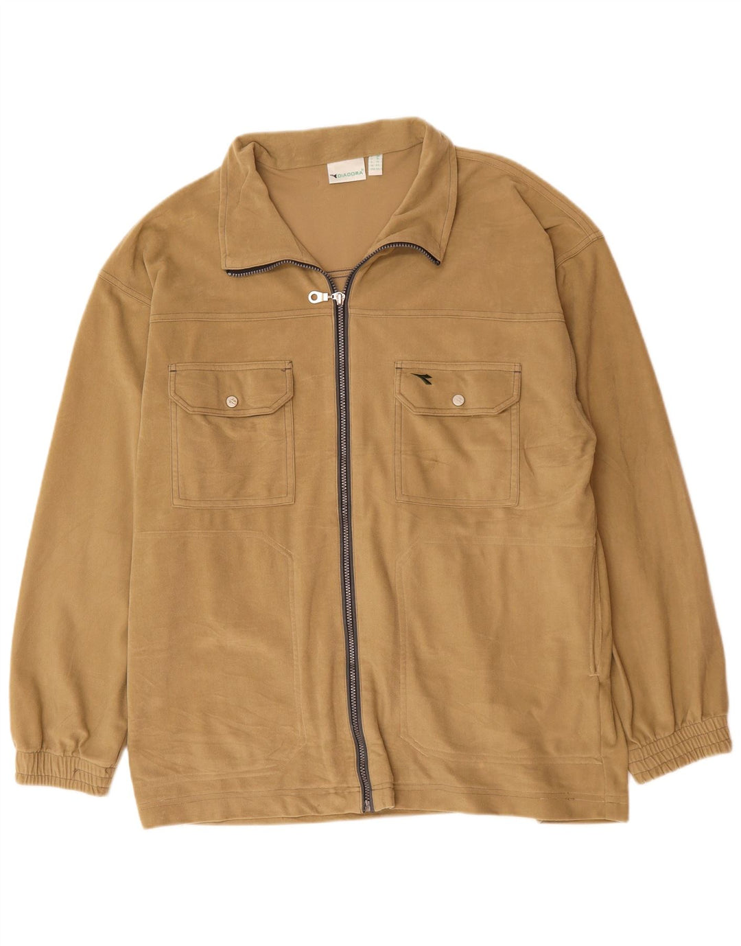Diadora Herre træningsdragt Topjakke UK 44 XL Beige